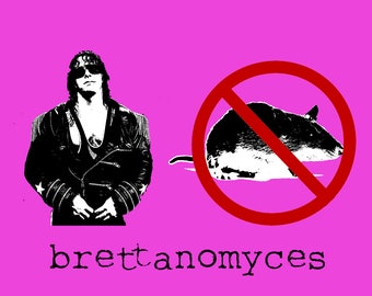 Kwaśny Brettanomyces piwo drukowania plików cyfrowych