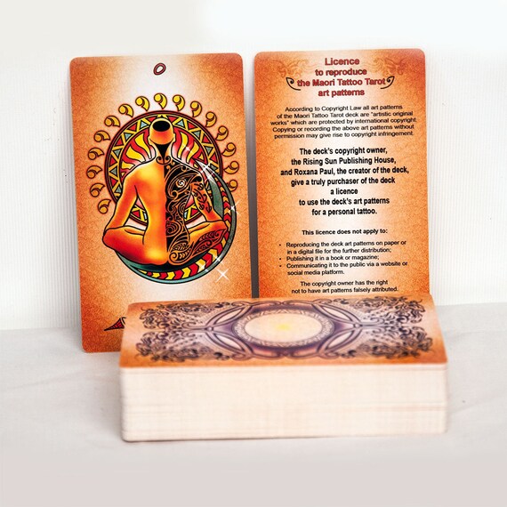 Maori Tattoo Tarot Deck By Roxana Paul With Lwb - 