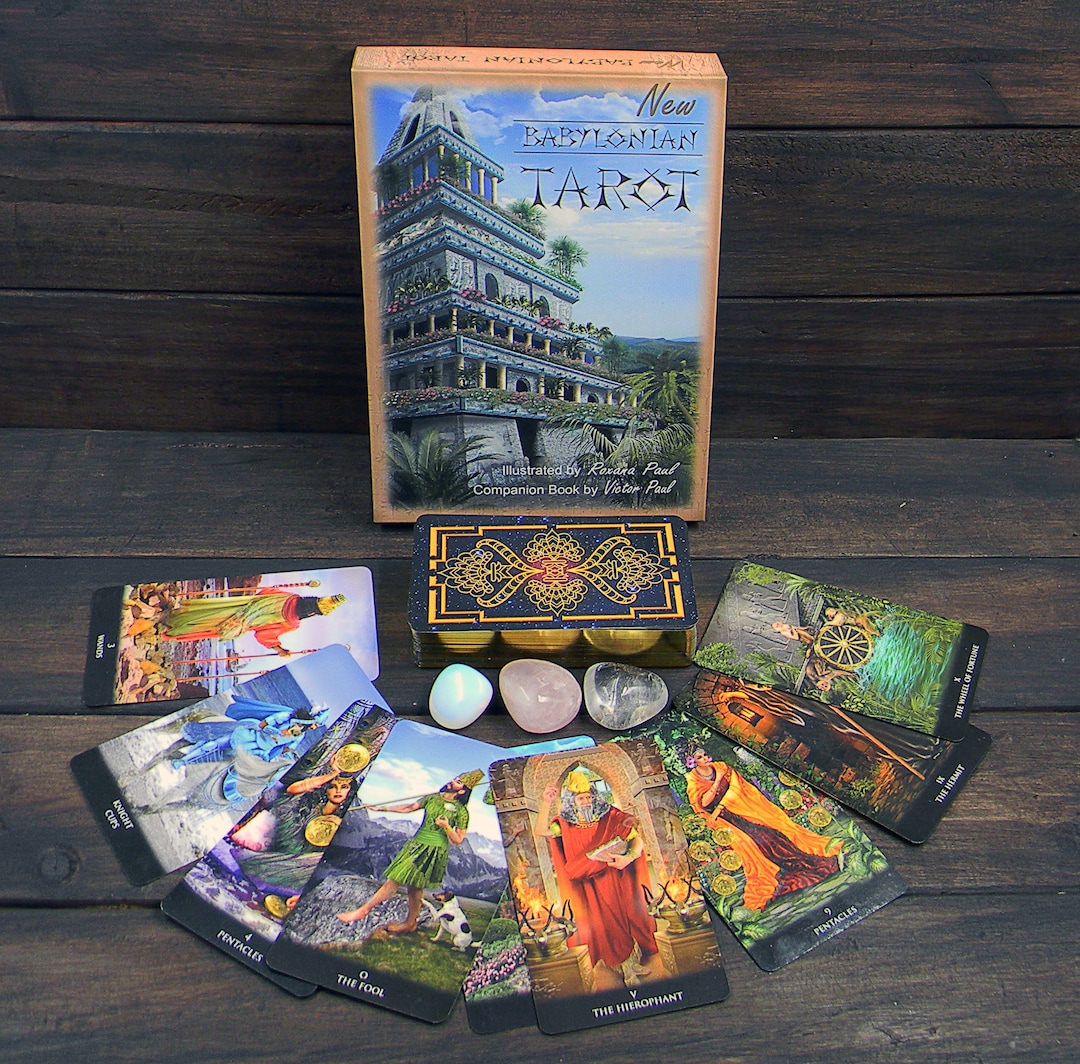 New Babylonian Tarot Beautiful Tarot Deck and Book in Sturdy Box Etsy