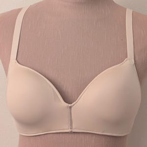 Soft Seamless Fully Padded Stuffed Cups Mastectomy Bra 34A