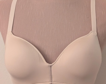 Soft Seamless Fully Padded Stuffed Cups Mastectomy Bra 34A