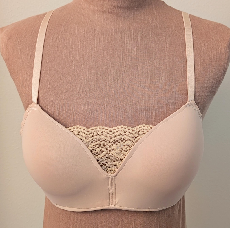 Camisole Lace Seamless Fully Padded Stuffed Cups Mastectomy Bra - Etsy