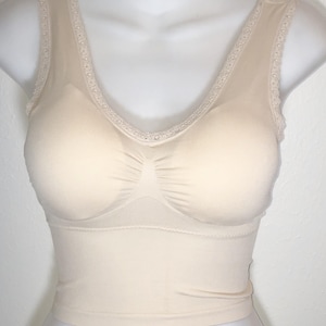 Stretch Camisole w/Removable Stuffed Pads - XSmall - 30 Bandwidth