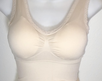 Stretch Camisole w/Removable Stuffed Pads - XSmall - 30 Bandwidth