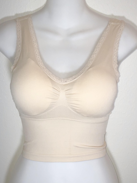 Stretch Camisole w/Removable Stuffed Pads - XSmall - 30 Bandwidth