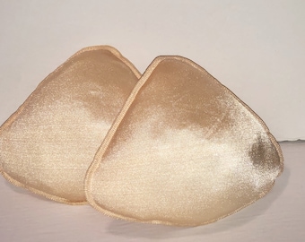 Nude Triangle Adjustable Prosthetic Mastectomy Breast Forms - Pair
