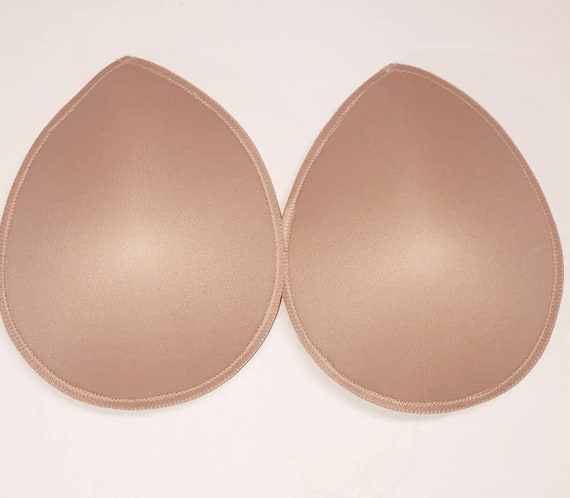 Weighted Oval Prosthetic Breast Forms Bra Inserts 