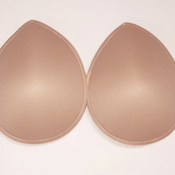 Weighted Oval Prosthetic Breast Forms - Bra Inserts