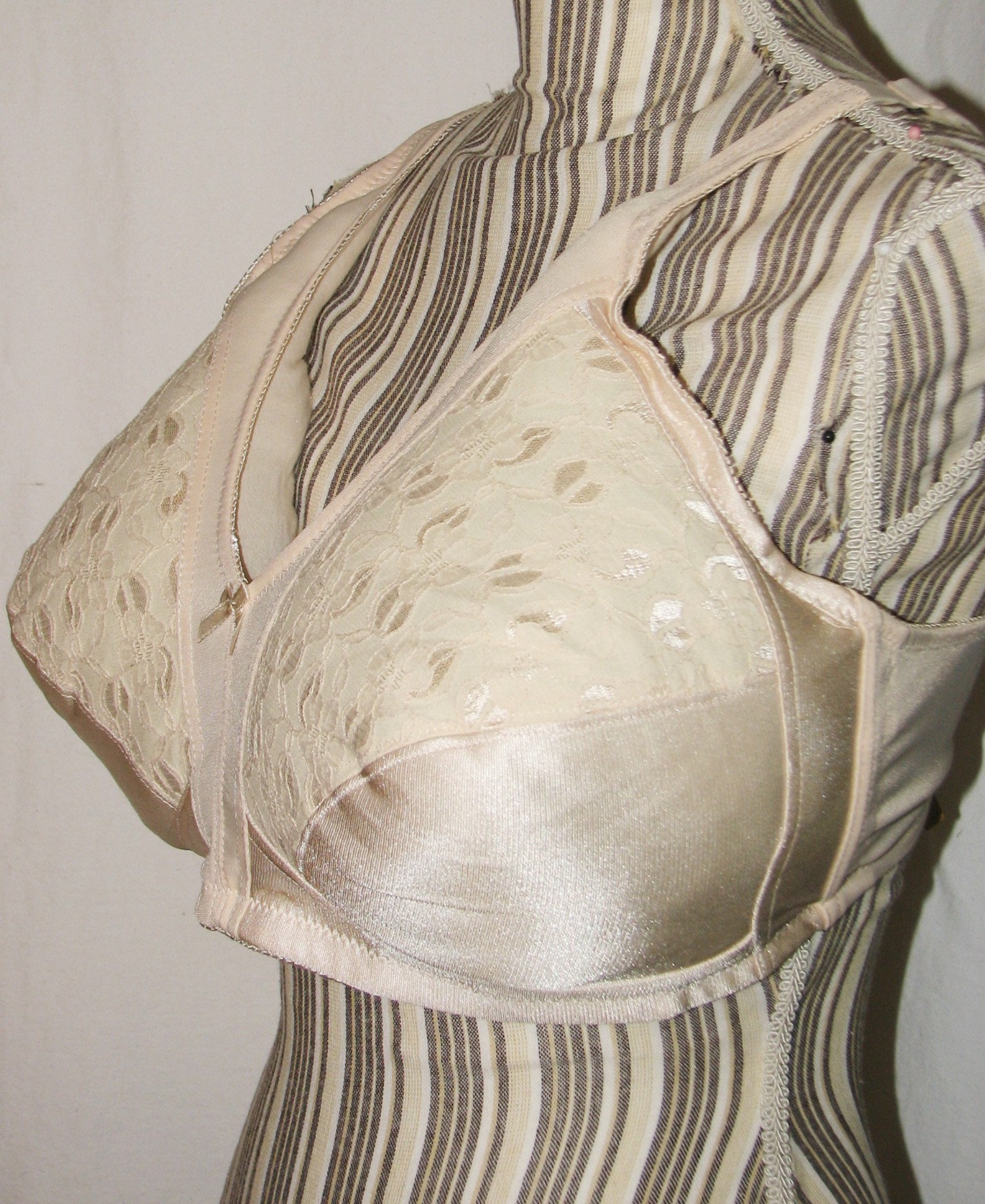 Beige Fully Padded Stuffed Cups Mastectomy Bra Etsy
