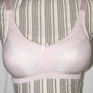 Pink Fully Padded Stuffed Cups  Mastectomy Bra