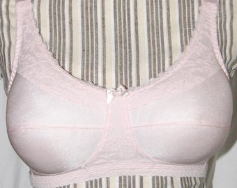 Pink Fully Padded Stuffed Cups  Mastectomy Bra