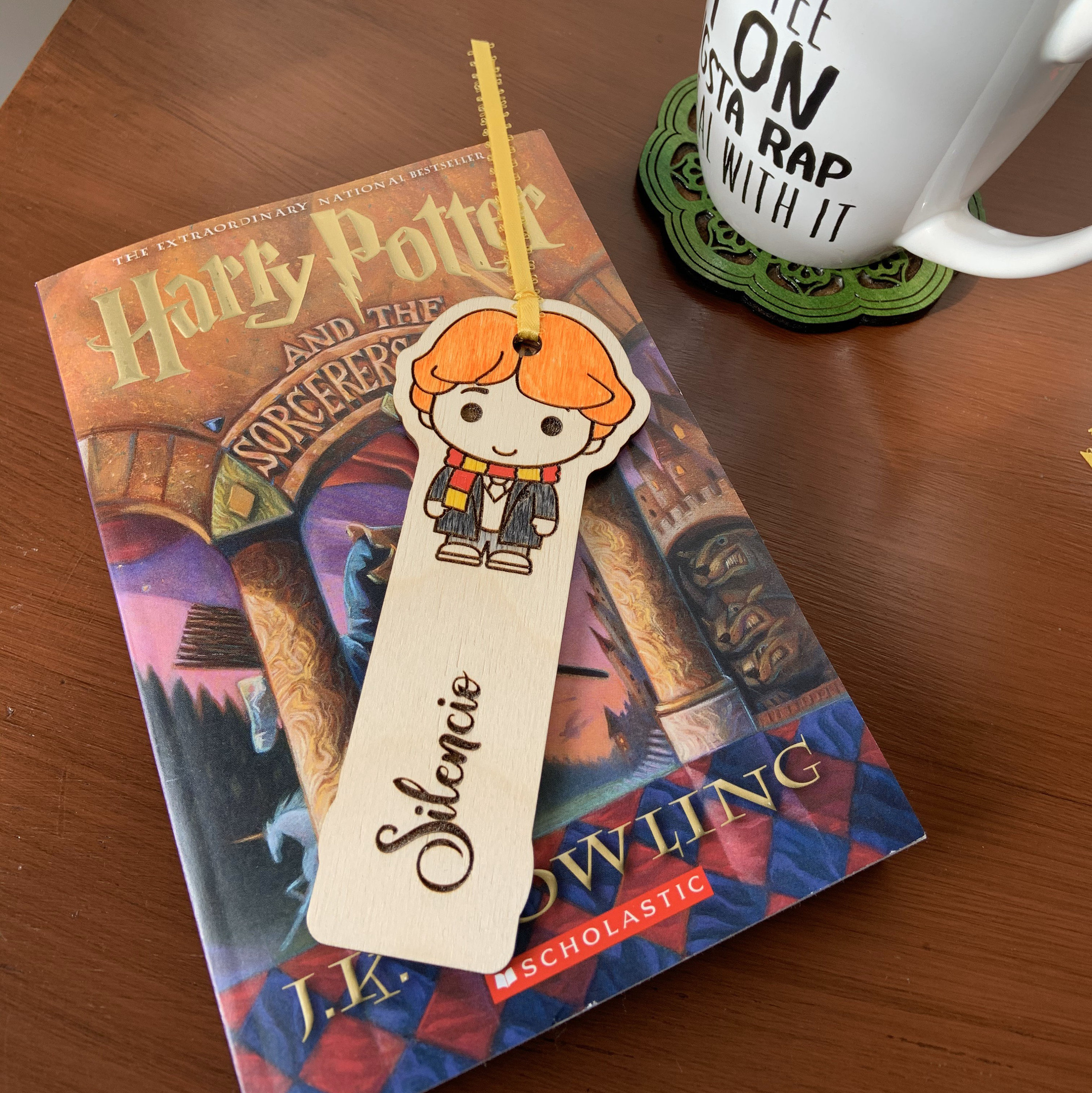 Harry Potter Bookmark wood bookmark Gifts for Readers | Etsy