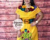 Small- Median Mexican Fiesta Dresses - Includes belt - Embroidery Coco Fiesta Theme