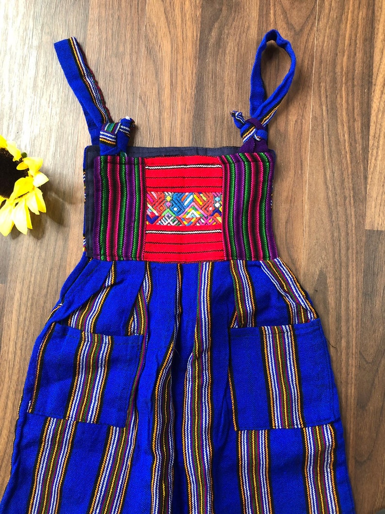 4t Girls Dress Colorful Boho Mexican overall