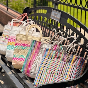 Mexican hand woven backpack hotsell