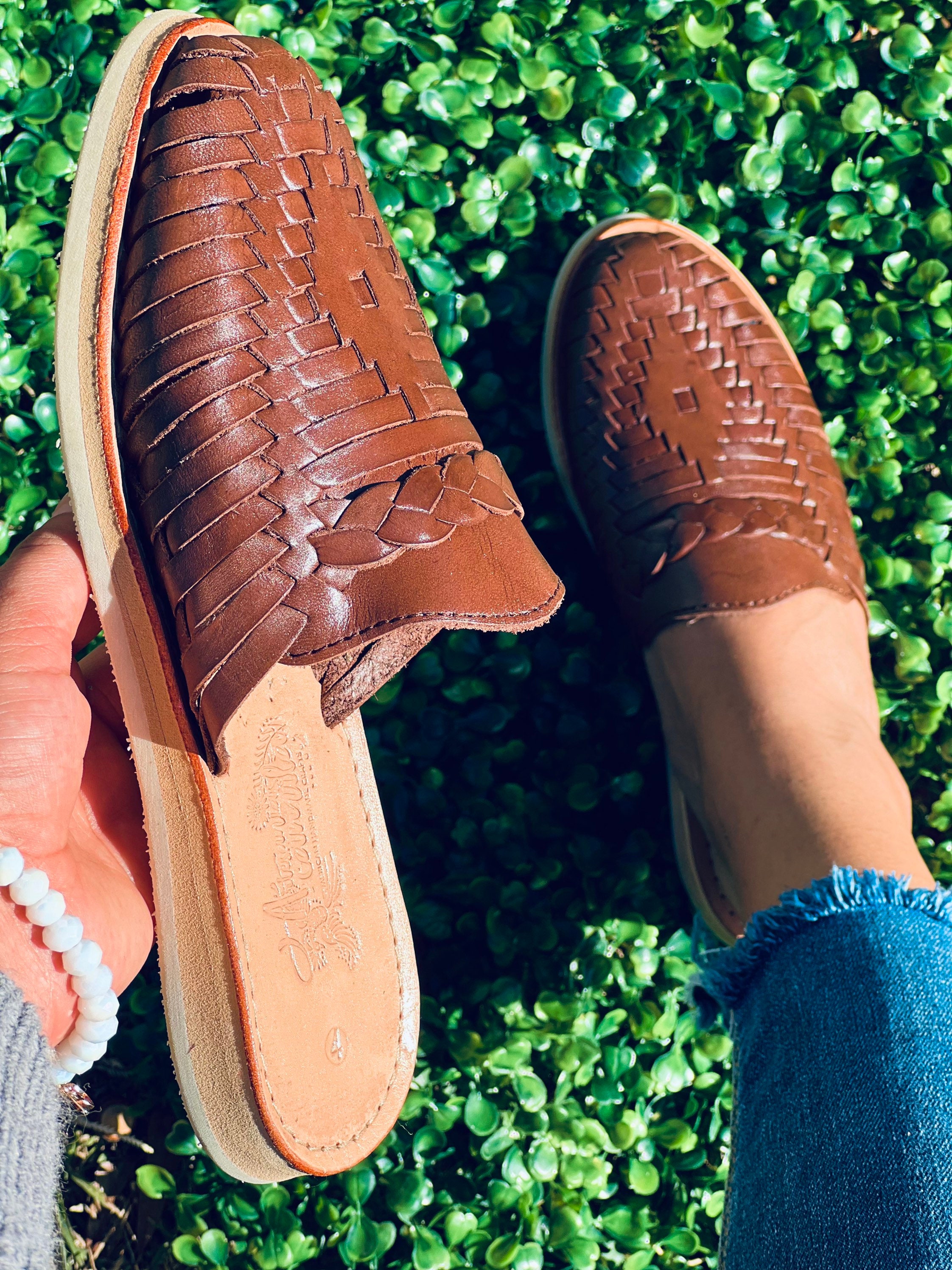 Mexican Huarache Sandal All Sizes Boho- Hippie Vintage Mexican