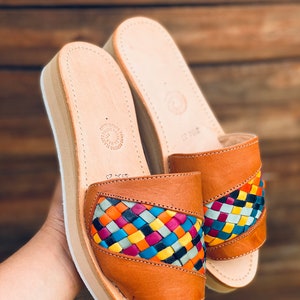 Huarache Sandal All Sizes Boho- Hippie Vintage Mexican Style- Sandal Huarache leather Open Toe Cristina
