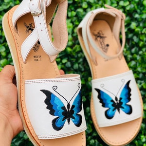 Butterfly Huarache Sandal - Mexican style Boho Hippie All sizes-  shoe Huarache estilo mexicano Premium genuine leather final sale