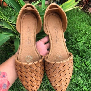 Flat Mayelii  Huarache Sandal - Mexican style Boho Hippie All sizes- 5-10 leather shoe 2020 Huarache artesanal