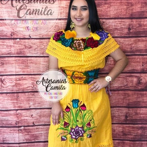 Small Median Mexican Fiesta Dresses Includes Belt - Etsy
