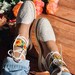 Leather Huarache tooled rose lace up Sandal with laces All Sizes Boho- Hippie Vintage Mexican Style- Sandal with wrap KENDRA 