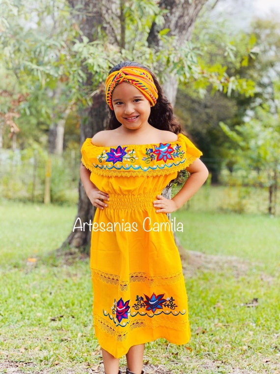 Vestido Bordado Floral Fiesta Mexicana para Niñas Pequeñas - Etsy España Vestido Bordado Floral Fiesta Mexicana para Niñas Pequeñas - Etsy España