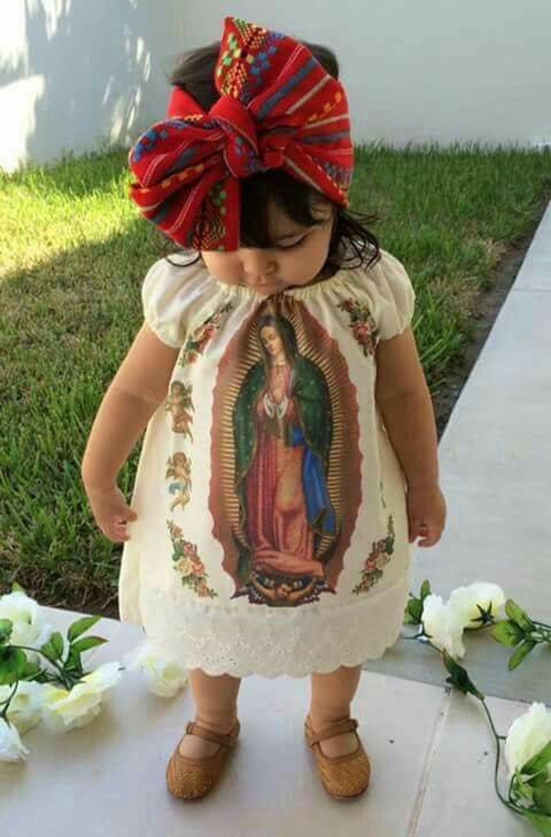 Vestido Virgen María/Vestido Bautizo/Vestido Virgen María Original