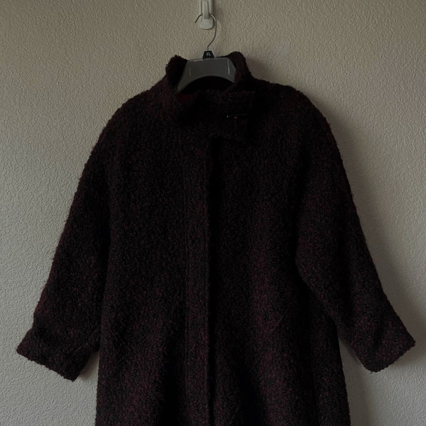 Boiled Wool Coat - Etsy