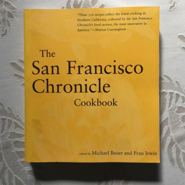 San Francisco Chronicle cookbook/1997 contents list S.F chronicle cookbook