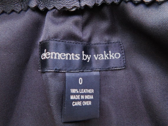 elements size O by Vakko women's black soft leath… - image 7