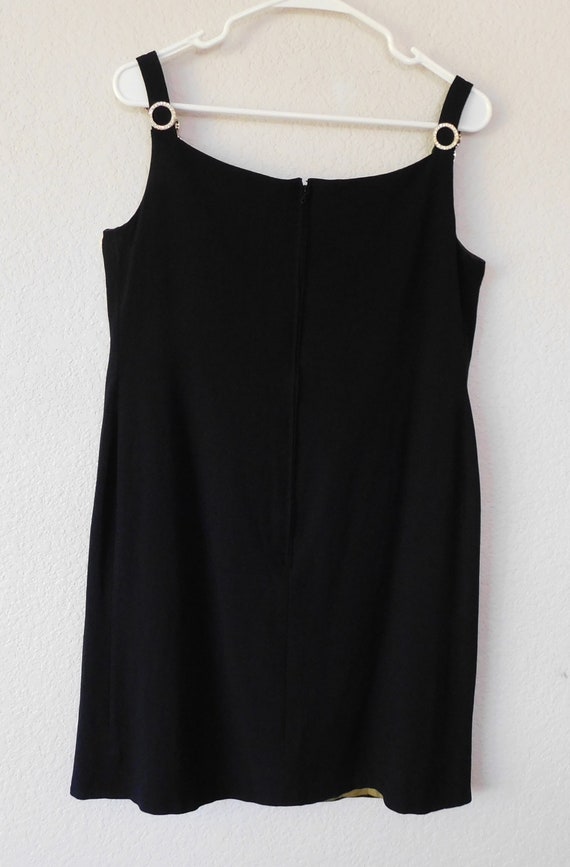 Mary Laure Paris size S vintage black sleeveless … - image 3