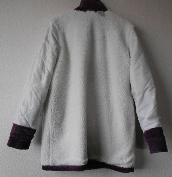 Women's Dark lavender size L cotton corduroy coat… - image 5