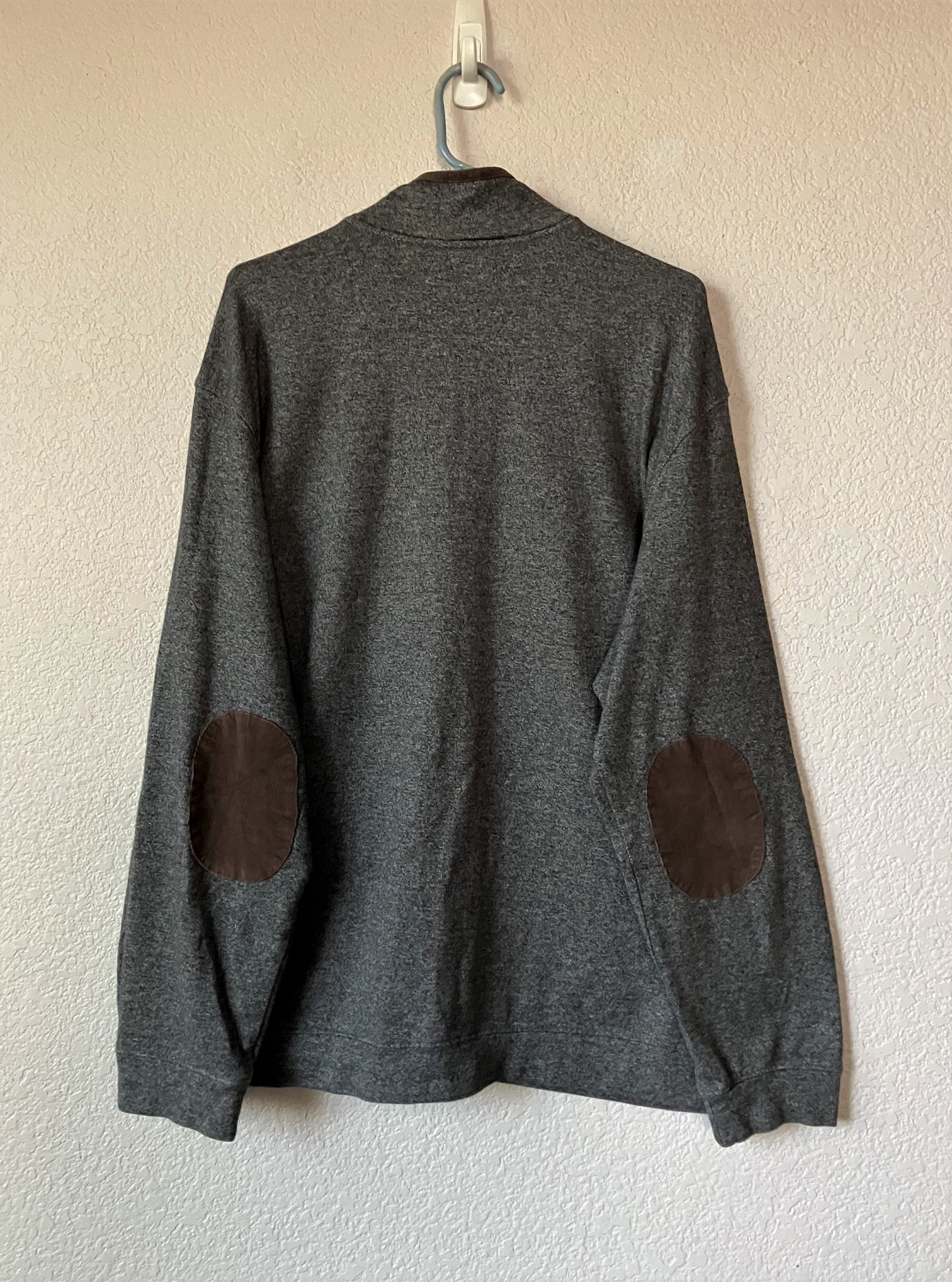 BANANA REPUBLIC フード付きモッズコート XL グレー BANANA REPUBLIC