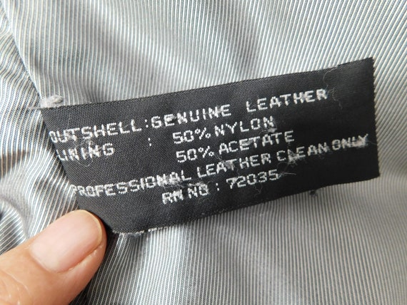 Adler Collection Size XL New Zealand Lamb Skin Jacket/black New