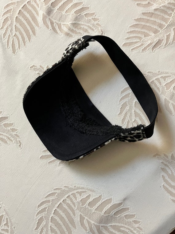 Tilt one size leopard pattern summer visor/origin… - image 5