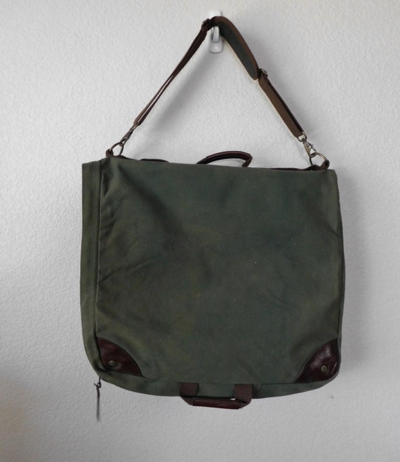 Vintage Winchester XL canvas travel shoulder bag/… - image 2