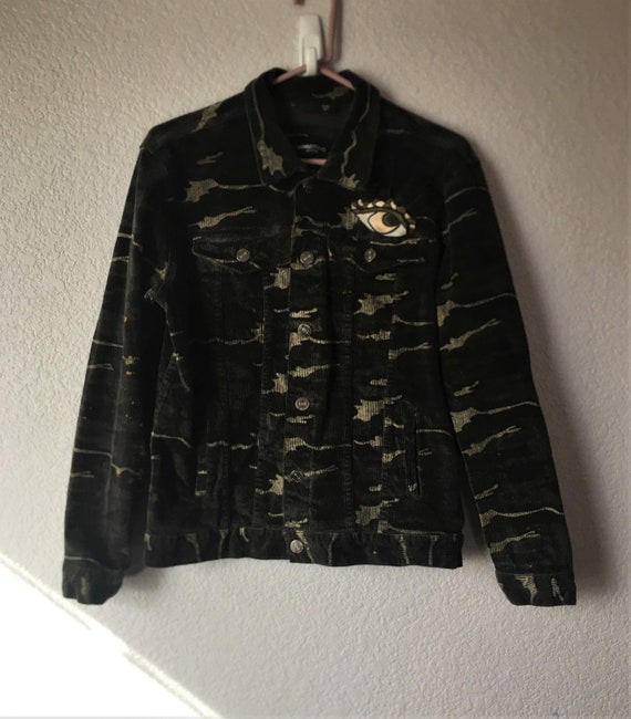 Vintage size S youth corduroy jacket/camouflage ol