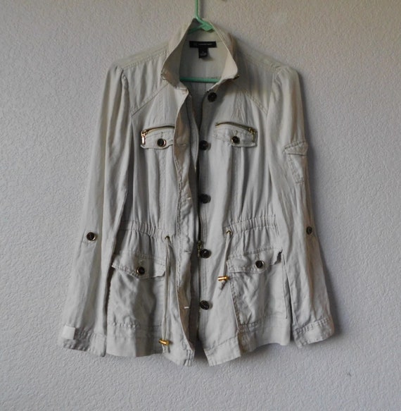 INC international concepts size S women's linen j… - image 6