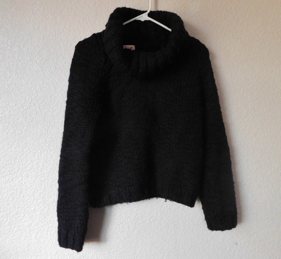 Women's size L black turtleneck sweater/Mossimo s… - image 1