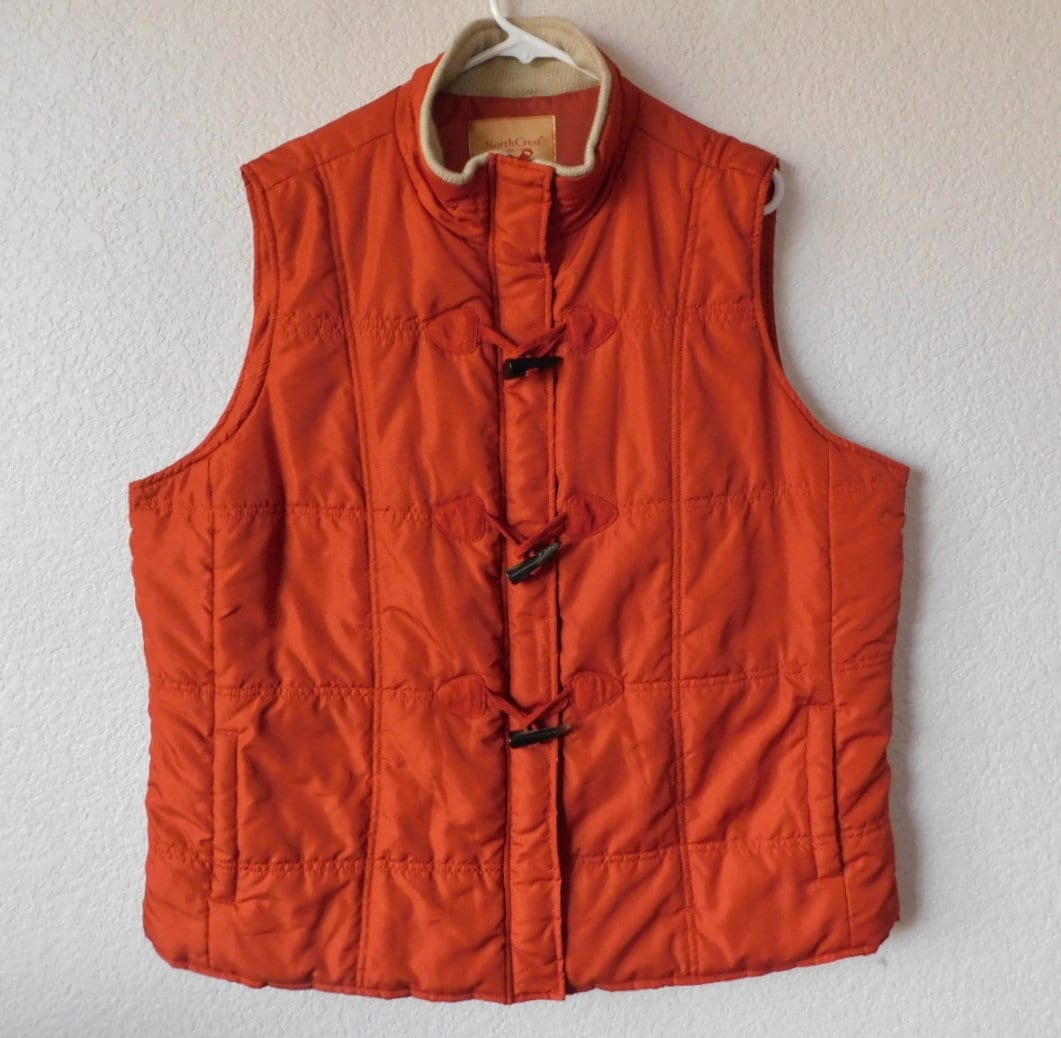 Orange Vest - Etsy