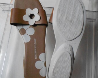 Montego bay club flower flip flops deals