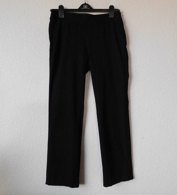 INC Size 10 Women's Black Pants/elastic Waist 2 Back Zipper Pockets Black  Pants/straight Leg Comfort Easy Care Pants -  Canada