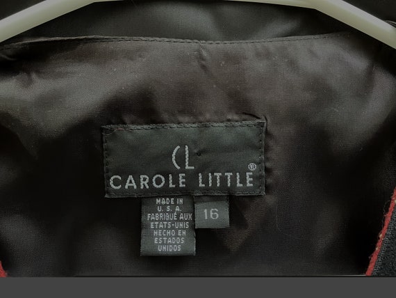Carole little size 16 embellished vest/animal pri… - image 4