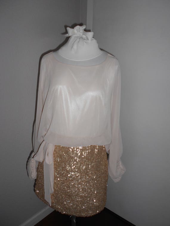 VINTAGE Agaci size S formal dress/Agaci vintage e… - image 1