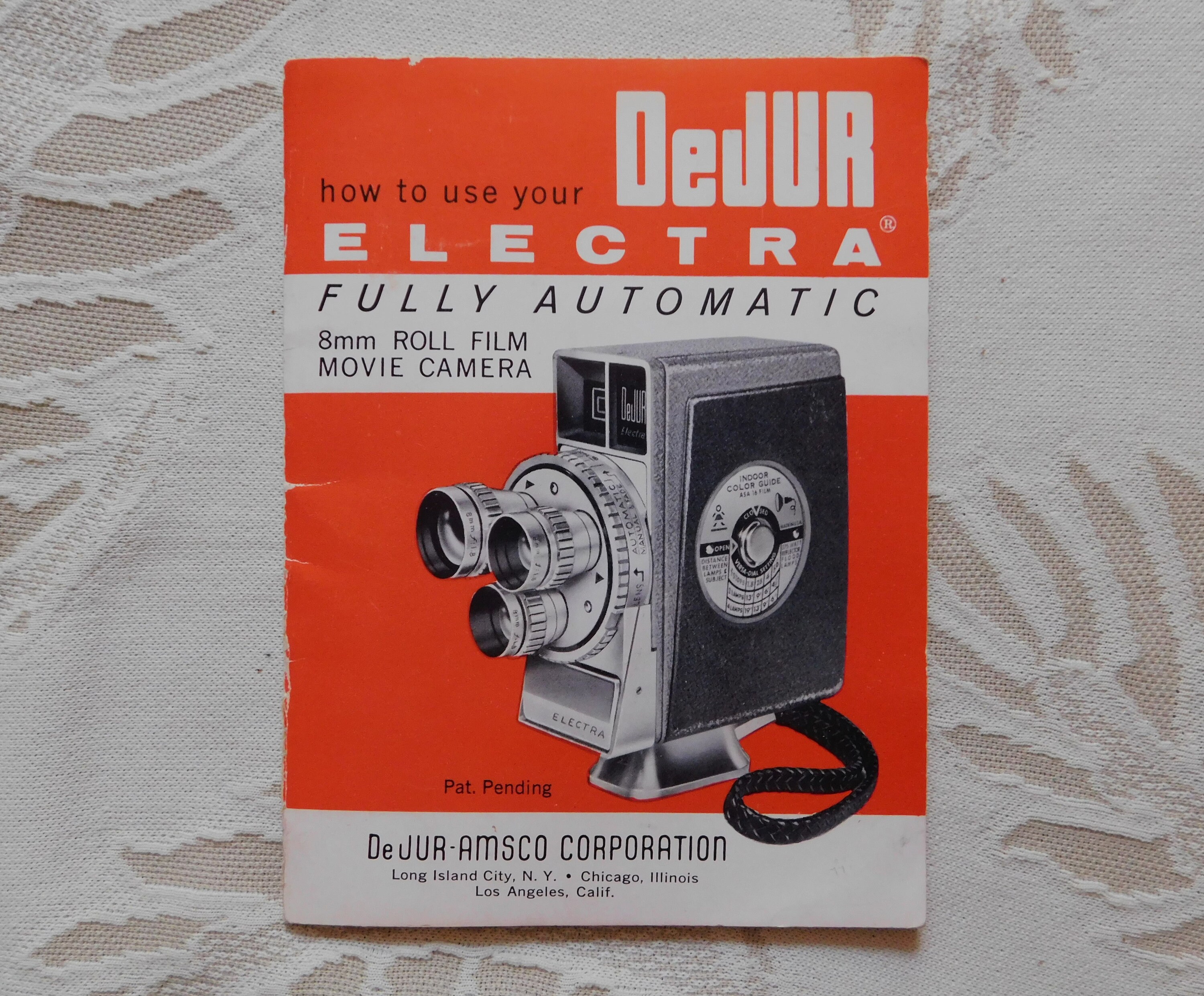Dejur Electra 8mm Roll Film Movie Camera/fully Automatic