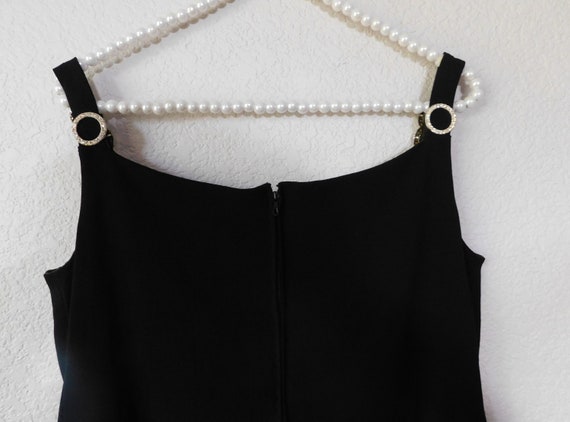 Mary Laure Paris size S vintage black sleeveless … - image 8