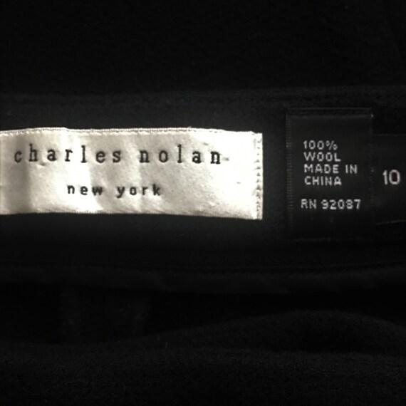Charles Nolan NY size 10 women's black boiled woo… - image 7
