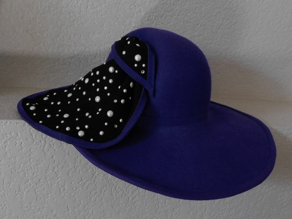 Mr. John New York Paris Classic Hat/mr. John Classic Purple  display picture 1