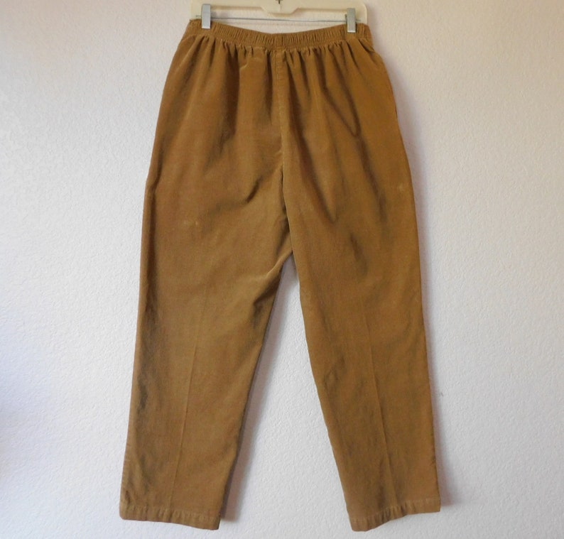 Appleseed's petite women's tan corduroy pants/baggy | Etsy