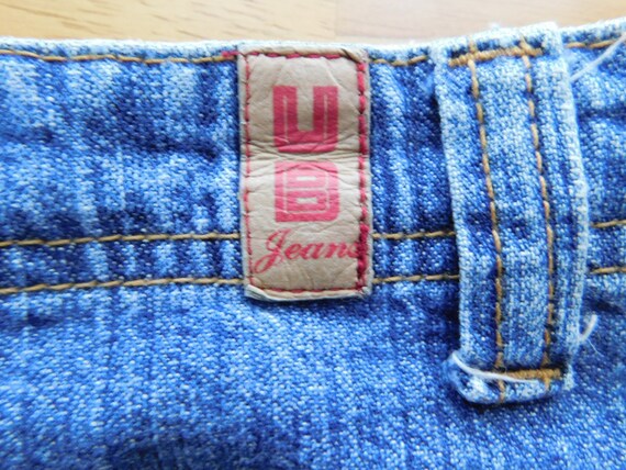 Union bay jeans size 17 denim long skirt/distress… - image 6